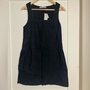 Abercrombie & Fitch Linen Black Mini Dress